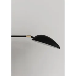Watt & Veke Spoon golvlampa, mattsvart/mässing 167cm
