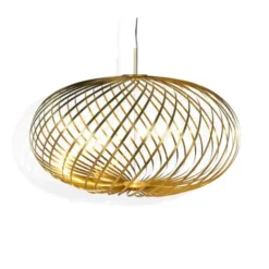 Tom Dixon Spring Medium pendel, mässing 79cm