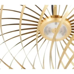 Tom Dixon Spring Medium pendel, mässing 79cm