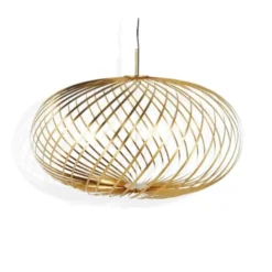 Tom Dixon Spring Medium pendel, mässing 79cm