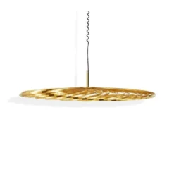 Tom Dixon Spring Medium pendel, mässing 79cm