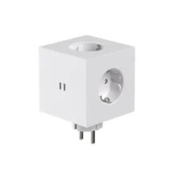 Avolt Square 2 USB/grenuttag, Opal White Martinelli Luce edition