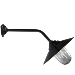 Kulturlampan Stallykta gjutjärn 45°/53cm, svart