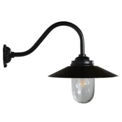 Kulturlampan Stallykta gjutjärn 90°/49cm, svart