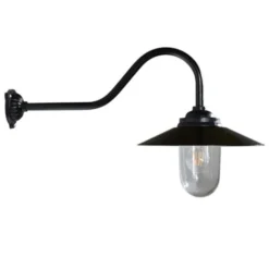Kulturlampan Stallykta gjutjärn 90°/62cm, svart