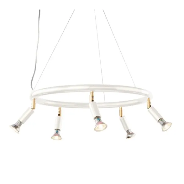 Örsjö Belysning Star 5 spotlight rund, vit 60cm