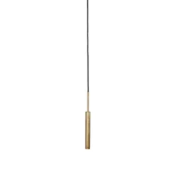 Konsthantverk Stav taklampa, råmässing 35cm