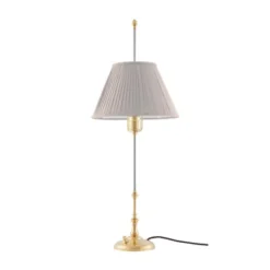 Karlskrona Lampfabrik Stiernstedt Bordslampa, Polerad mässing
