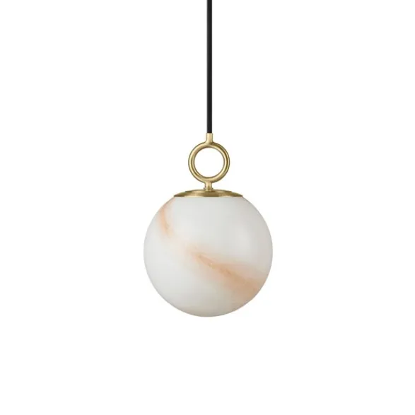 Halo Design Stockholm Pendel marmor/brun Ø18