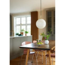 Halo Design Stockholm Pendel marmor/brun Ø30
