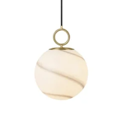 Halo Design Stockholm Pendel marmor/grå Ø25