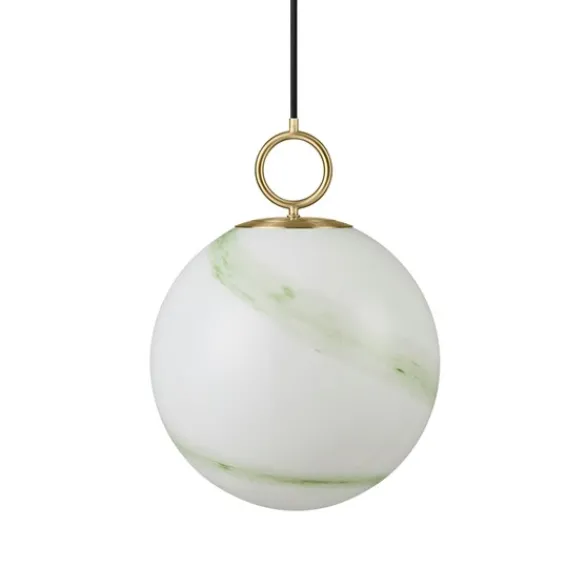 Halo Design Stockholm Pendel marmor/grön Ø30
