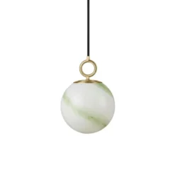 Halo Design Stockholm Pendel marmor/grön Ø18