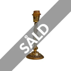 Vintage by Bright 1-2-3 Storslagen Mässing Lampfot, 33 cm
