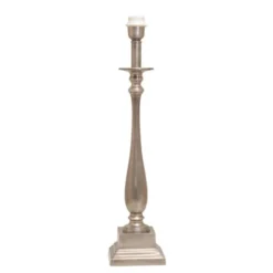 Hallbergs Belysning Strada lampfot Hög Antik Silver 14cm