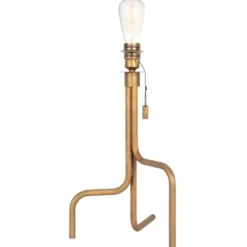 Konsthantverk Strapatz bordslampa, råmässing 49cm