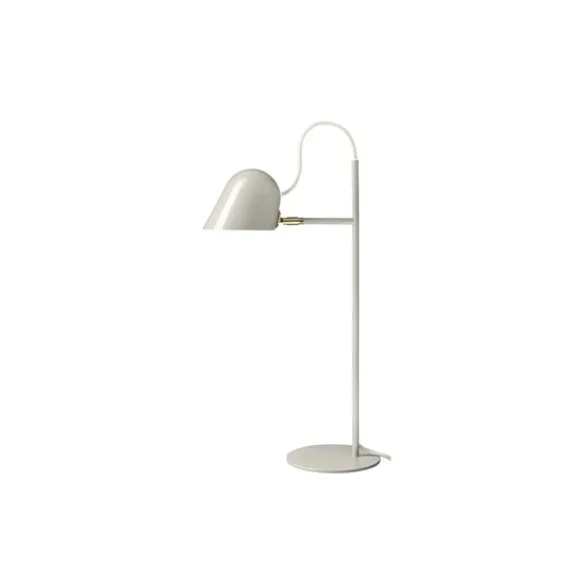 Örsjö Belysning Streck bordslampa, varmgrå/mässing