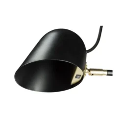 Örsjö Belysning Streck golvlampa, svart/mässing