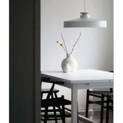 Herstal Street pendel L Vit E27