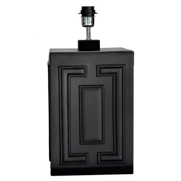 Hallbergs Belysning Stucco Lampfot Svart matt 24cm