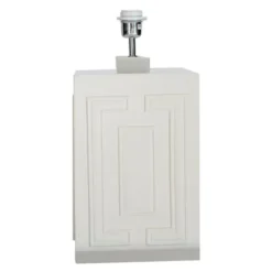 Hallbergs Belysning Stucco Lampfot Vit matt 24cm