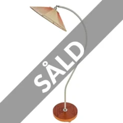 Vintage by Bright 1-2-3 Svanhals golvlampa, rosa