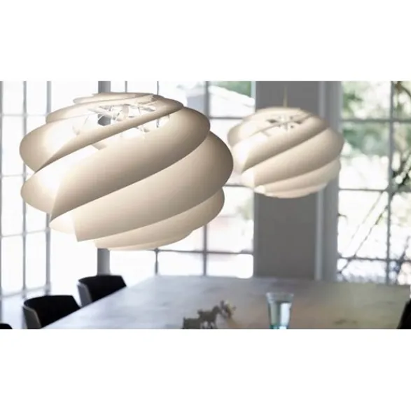 Le Klint Swirl 3 large pendel, vit 65cm