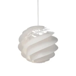 Le Klint Swirl 3 medium pendel, vit 40cm