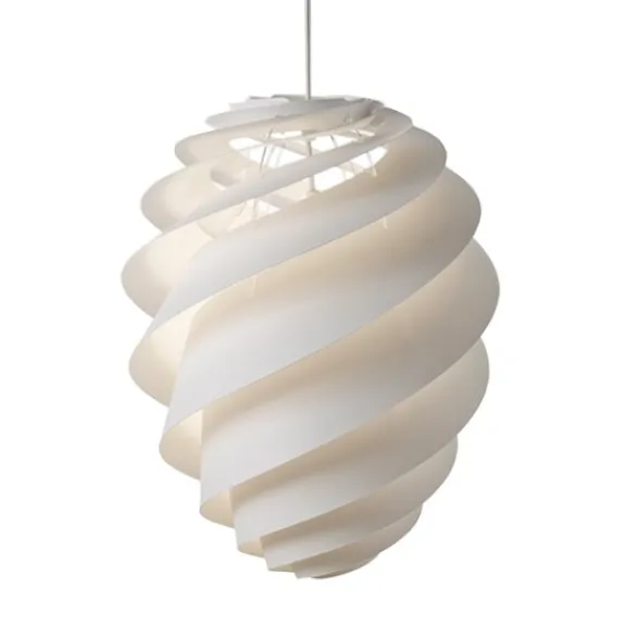 Le Klint Swirl 2 medium pendel, vit 36cm
