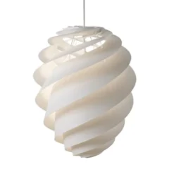 Le Klint Swirl 2 medium pendel, vit 36cm