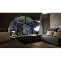 FLOS Taccia LED bord/golvlampa, svart