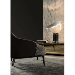 FLOS Taccia LED bord/golvlampa, svart