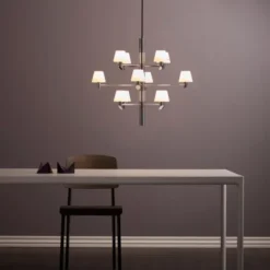 Herstal Takkrona Gil 12 krom/opal glas