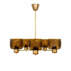 Vintage by Bright 1-2-3 Taklampa 5-arm amber