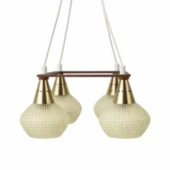 Vintage by Bright 1-2-3 Taklampa 4-arm opal