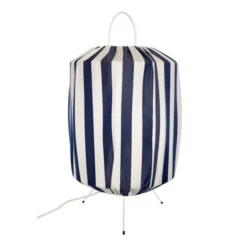 Alde & Lind Taklampa Capri H70 s/v E27 2,5m IP44 blå/vit