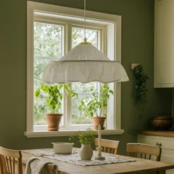 Vallentuna Armatur & Skärmateljé Taklampa Carl Larsson, Vit 60 cm