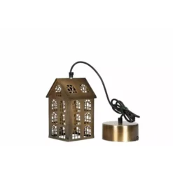 A Lot Decoration Taklampa Hus Antik Mässing, small