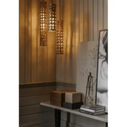 Alde & Lind Taklampa Kolonn H65 metall antikguld