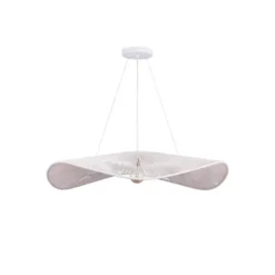 Alde & Lind Taklampa Monstera D115 bomull cream