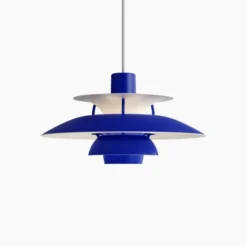Louis Poulsen Taklampa PH 5 mini Monokrom blå