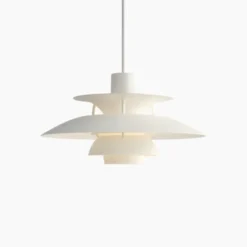 Louis Poulsen Taklampa PH 5 mini Monokrom vit