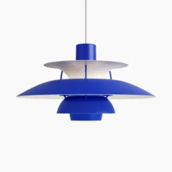 Louis Poulsen Taklampa PH 5 Monokrom blå