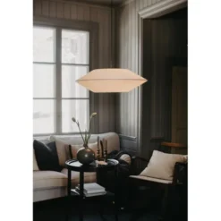 Alde & Lind Taklampa Pollux D75 plisserad off-white