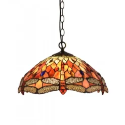 Norrsken Design Taklampa Trollslända Ädelsten / Dragonfly 41cm