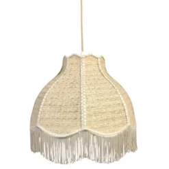 Vintage by Bright 1-2-3 Taklampa Viola, beige textil
