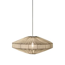 Alde & Lind Taklampskärm Alba D78 s/v Rand vit