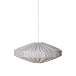 Alde & Lind Taklampskärm Alba D58 s/v Rand vit