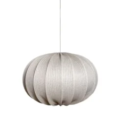 Alde & Lind Taklampskärm Moon D78 s/v Rotan offwhite