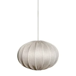 Alde & Lind Taklampskärm Moon D58 s/v Rotan offwhite